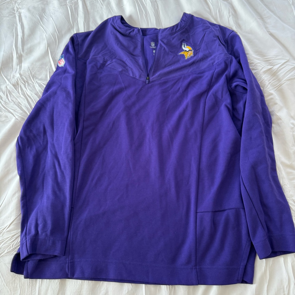 Nike Minnesota Vikings Purple quarter zip